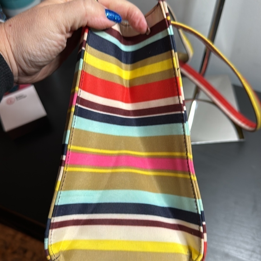Striped Multicolor project Shoulder Bag **Rehab/Callouts** - Picture 6 of 10